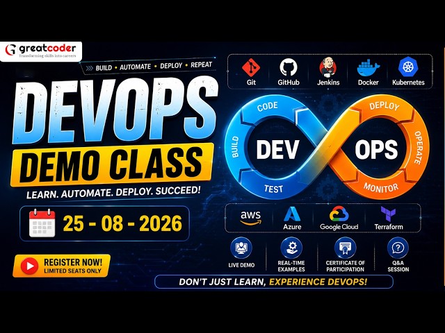 DevOps Career Blueprint: Everything You Need to Know in 2026 | Demo | @greatcodertranings #devops