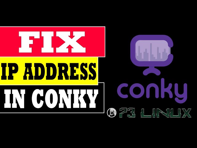 Fix for IP Address in Conky Linux Mint