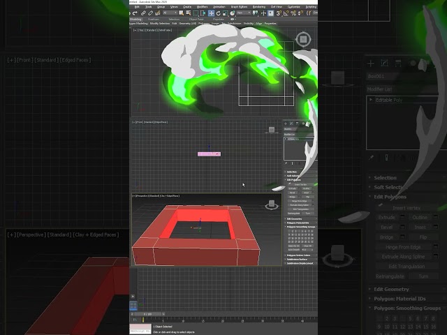 Comment creuser un volume instantanément avec Bridge dans 3ds Max ! 🪑 #3dsMax #3DModeling #Astuce3D