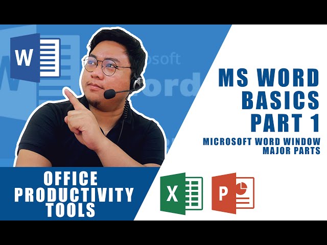 Microsoft Word Basics Part 1 | Office Productivity Tools