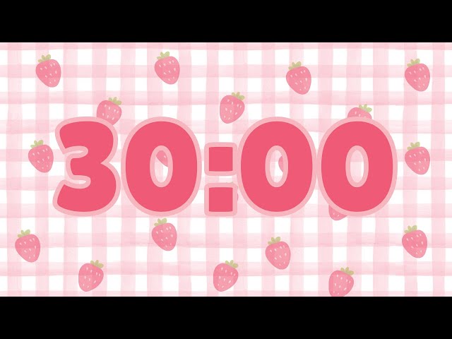 30 Minute Timer- Deep Focus for Relaxing, Studying and Working