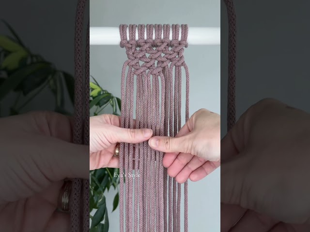 Macramé Pattern for Bags, Rugs & More | Step-by-Step Tutorial💕 #macrame #macrametutorial #diy