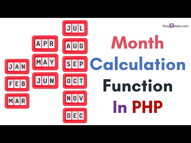 Month Calculation Function In PHP