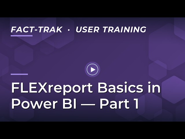 SyteLine Analytics: FLEXreport Basics in Power BI (Part 1)