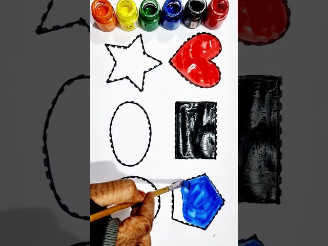 How to Draw 2D Shapes drawing #shorts