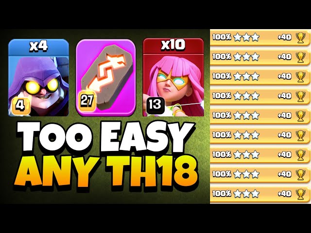 NEW TH18 Super Archer Ruin Witch Attack is INSANE! | Best TH18 Attack Strategy | Clash of Clans