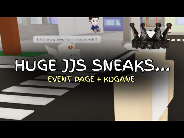 UPDATE ON OCTOBER 3 + KOGANE EMOTE FINALLY COMING!!! (JJS Sneaks)