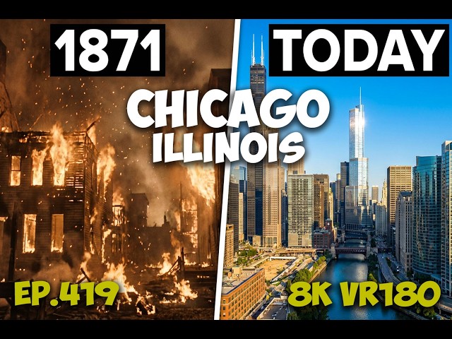 Ep.419 The City Rebuilt by Fire: How Chicago Invented the Modern Skyscraper 8K VR180 3D