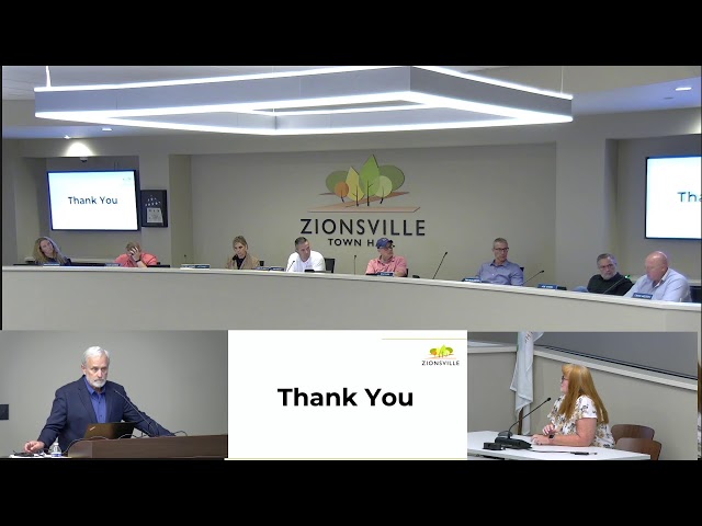 8/31/2026 Zionsville Budget Workshop