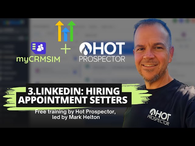 3.Linkedin: Hiring Appointment Setters