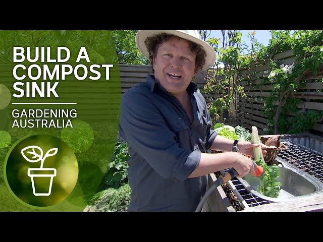 How to Build a Compost Sink | DIY Garden Projects | Gardening Australia