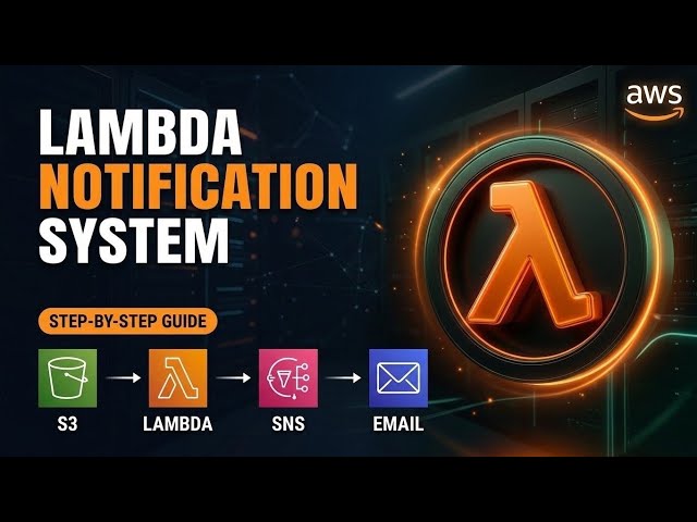 AWS Lambda Project for Beginners | Simple Notification System Using AWS Lambda