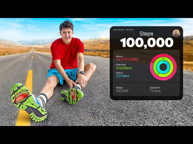 I WALKED 100,000 STEPS in 24 HOURS!