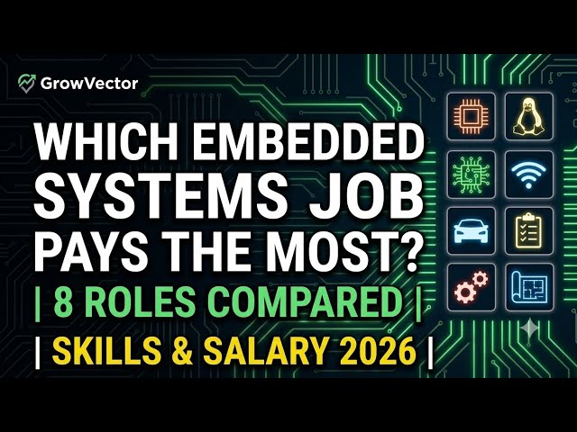 Which Embedded Systems Job Pays the Most? | 8 Roles Compared | Skills & Salary 2026