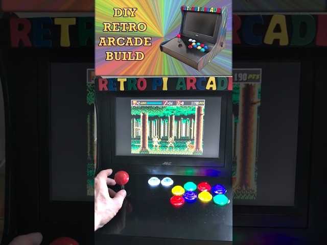 How to Build a Retro Arcade Station using Raspberry Pi #cncsoftware #cnc