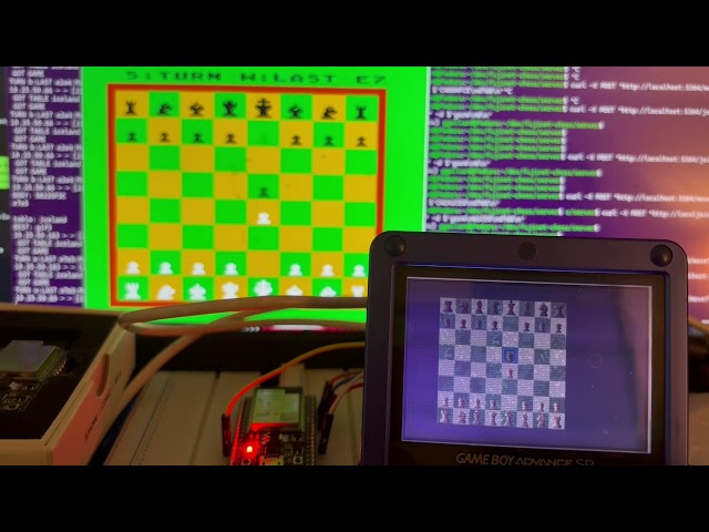 Playing with GBA to ESP32 Programming