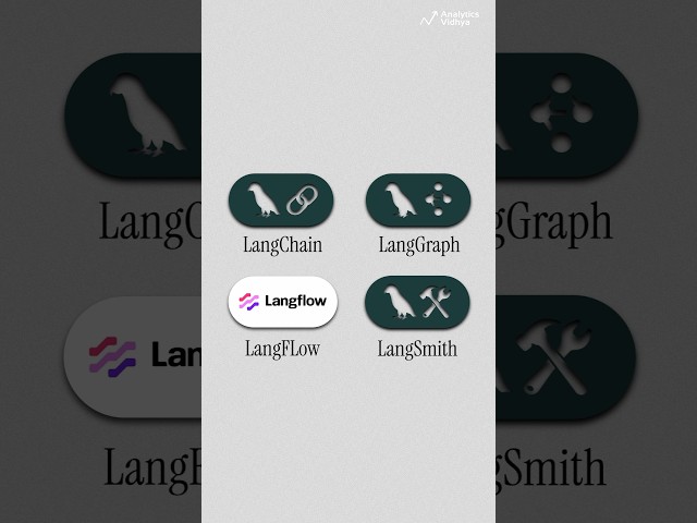 LangChain vs LangGraph vs LangFlow vs LangSmith (Explained Simply)