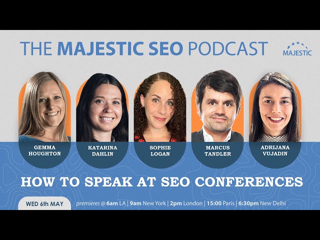 How to speak at SEO conferences