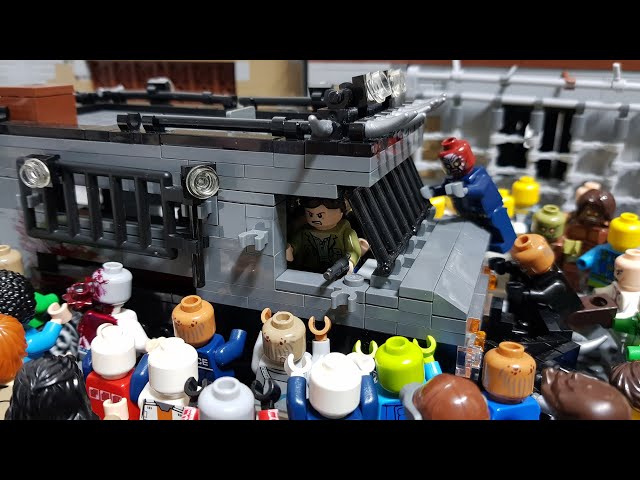 LEGO Zombie Apocalypse Stop Motion Zombie City Part 2 Zombie Car 레고 좀비 아포칼립스 스톱모션 좀비 시티 2편 좀비 카