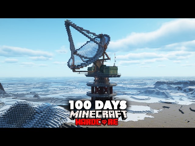 100 Days in the Arctic in Hardcore Minecraft
