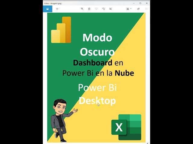 ✅ MODO OSCURO Power Bi desktop y Power Bi en la NUBE - #Shorts