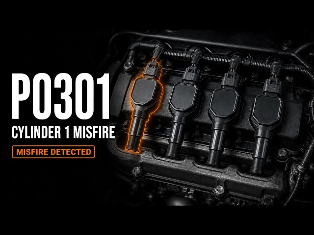 🚗 How to Fix Code P0301 (Cylinder 1 Misfire) Step-by-Step 🚗