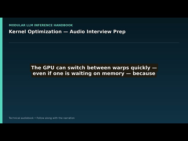 LLM Inference Handbook: 07 Kernel Optimization