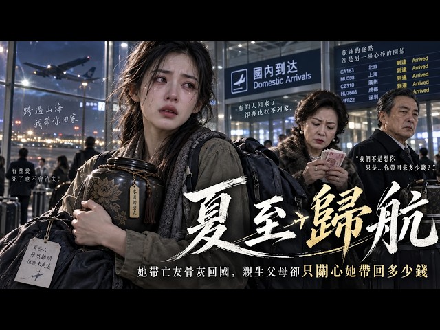 夏至归航 她帶亡友骨灰回國，親生父母卻只關心她帶回多少錢