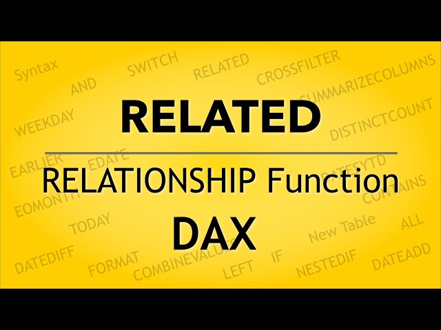 RELATED Function in Power BI using DAX | RELATIONSHIP Function | #powerbi #dax