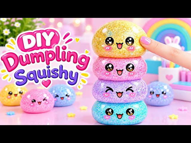 How to Make Dumpling Squishy at Home | DIY Squishy Making | Easy Art and Craft