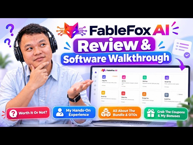 FableFox AI Review & Bonuses 🔴Full Walkthrough & Honest Verdict 🔴 FableFoxAI In-depth Review + OTO
