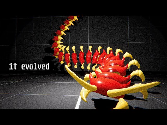 I Trapped this AI Centipede in a Simulation for 1000 Years