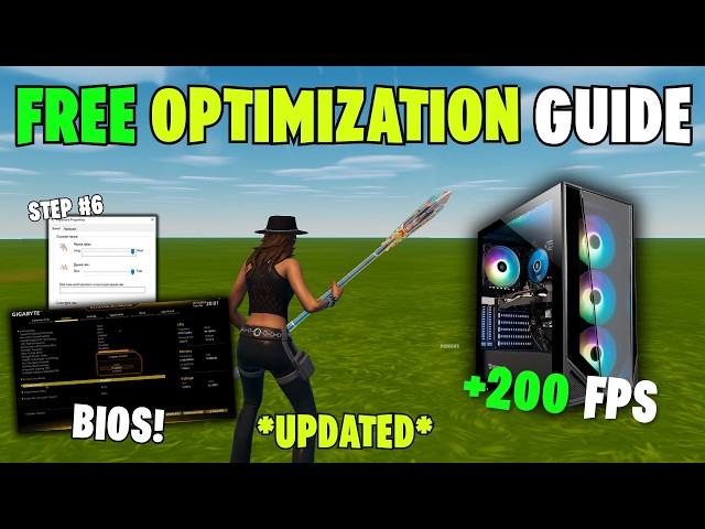*ULTIMATE* FREE PC Optimization Guide For Any Game! (MAX FPS + 0 PING + 0 DELAY)
