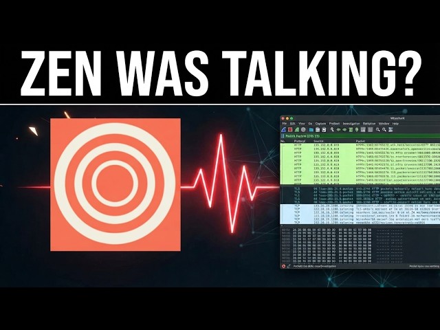 I Wiresharked Zen Browser… It Got Interesting