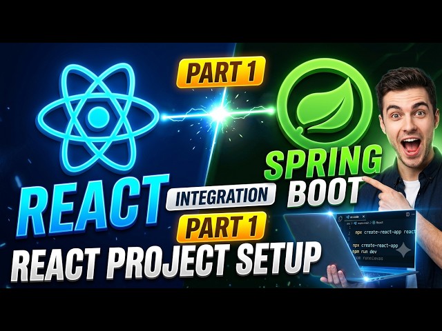 How to Connect React with Spring Boot | Part 1: Complete React Setup from Scratch | #react