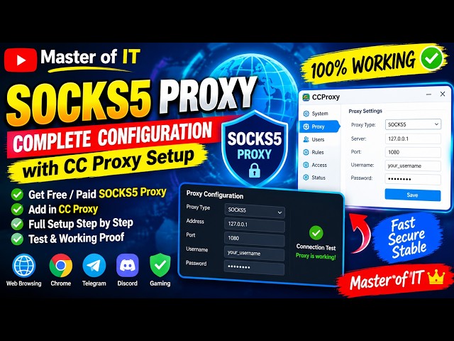 proxy s5 I HTTPS complete configuration with cc proxy setup