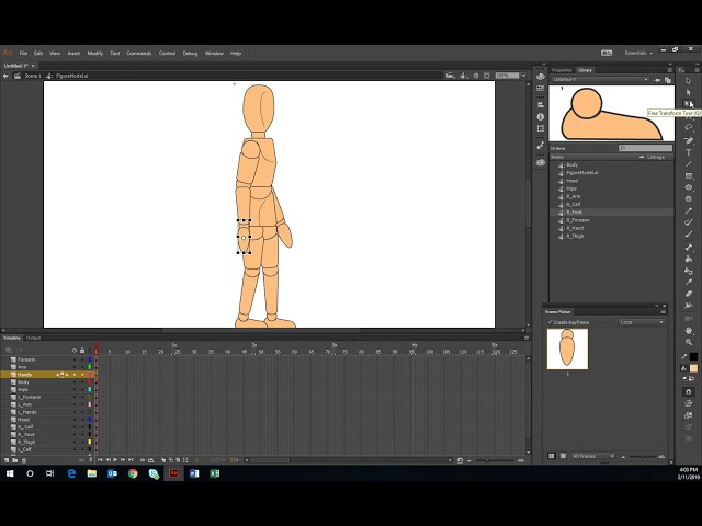 Adobe Animate Tutorials- Setting Up The Character Rig