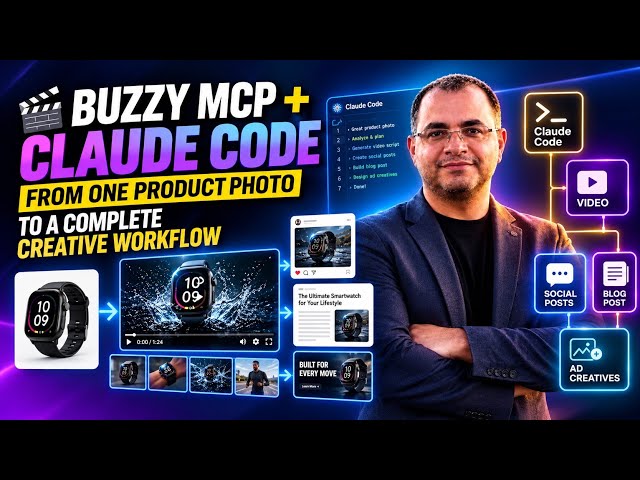 🎬Buzzy MCP + Claude Code: From One Product Photo to a Complete Creative Workflow