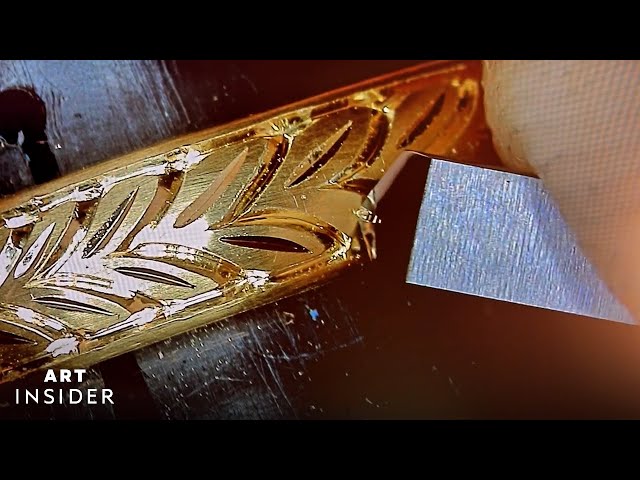 Hand-Engraving Gold Rings | Art Insider