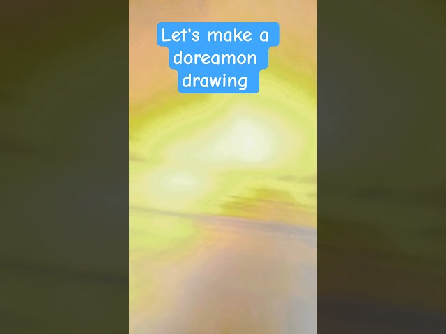 cute easy doreamon drawing #art #viral#craft #diy #cute #easy
