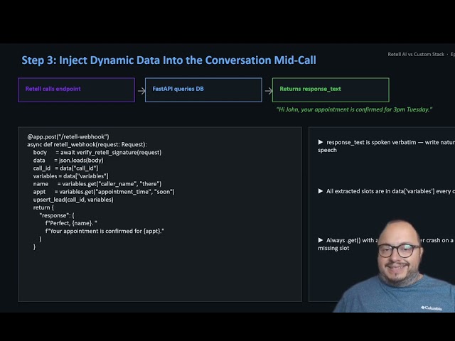 Retell AI + FastAPI: Webhook Auth, Dynamic Data Injection & GHL Integration