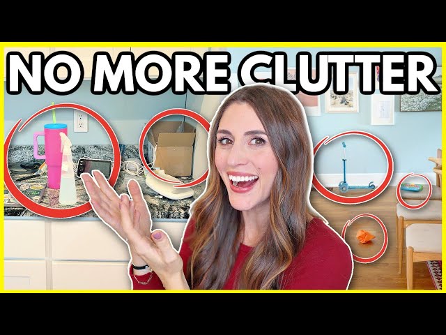 LIFE-CHANGING WAYS TO REMOVE VISUAL CLUTTER (even with kids!!)