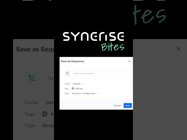 Reusing existing nodes is simple and saves you time. #AutomationSequences #SyneriseBites