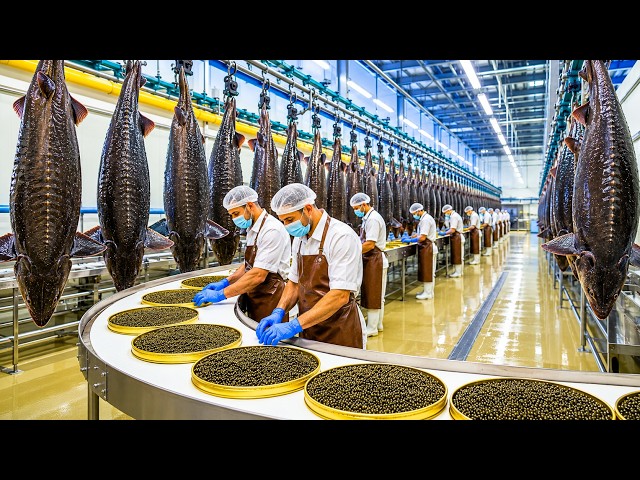 How Millions of Sturgeon Eggs Become $5,000 Caviar | Full Factory Process