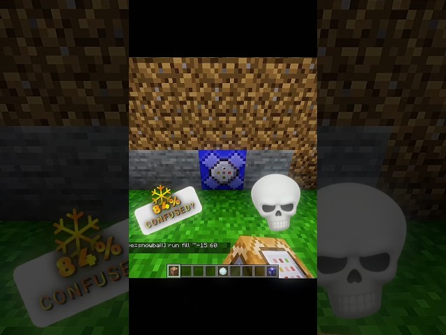Minecraft Deadly Command 🥶 #minecraft #shortsfeed