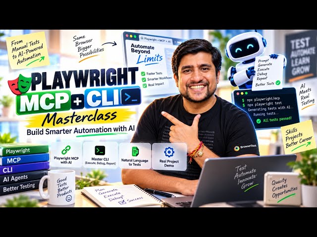 Playwright MCP + CLI Masterclass: Build Smarter Automation with AI