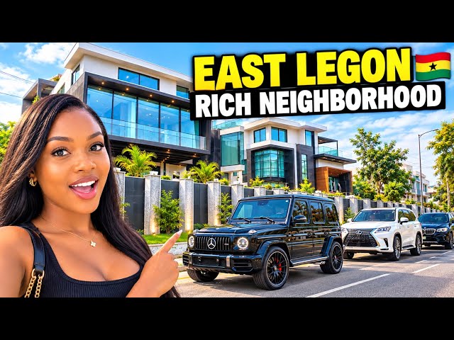 INSIDE ACCRA’S RICHEST NEIGHBORHOOD! 😱🇬🇭 | East Legon
