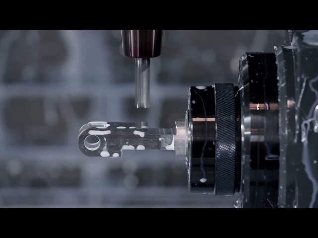 Haas HA5C 4th Axis Demo - Haas Automation