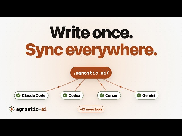 One setup for every AI coding tool: Claude Code, Codex, Cursor and more
