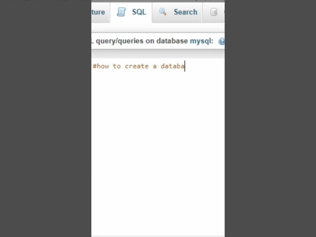 How to create Database in SQL #sql #code #coding #how_to #tutorial #database